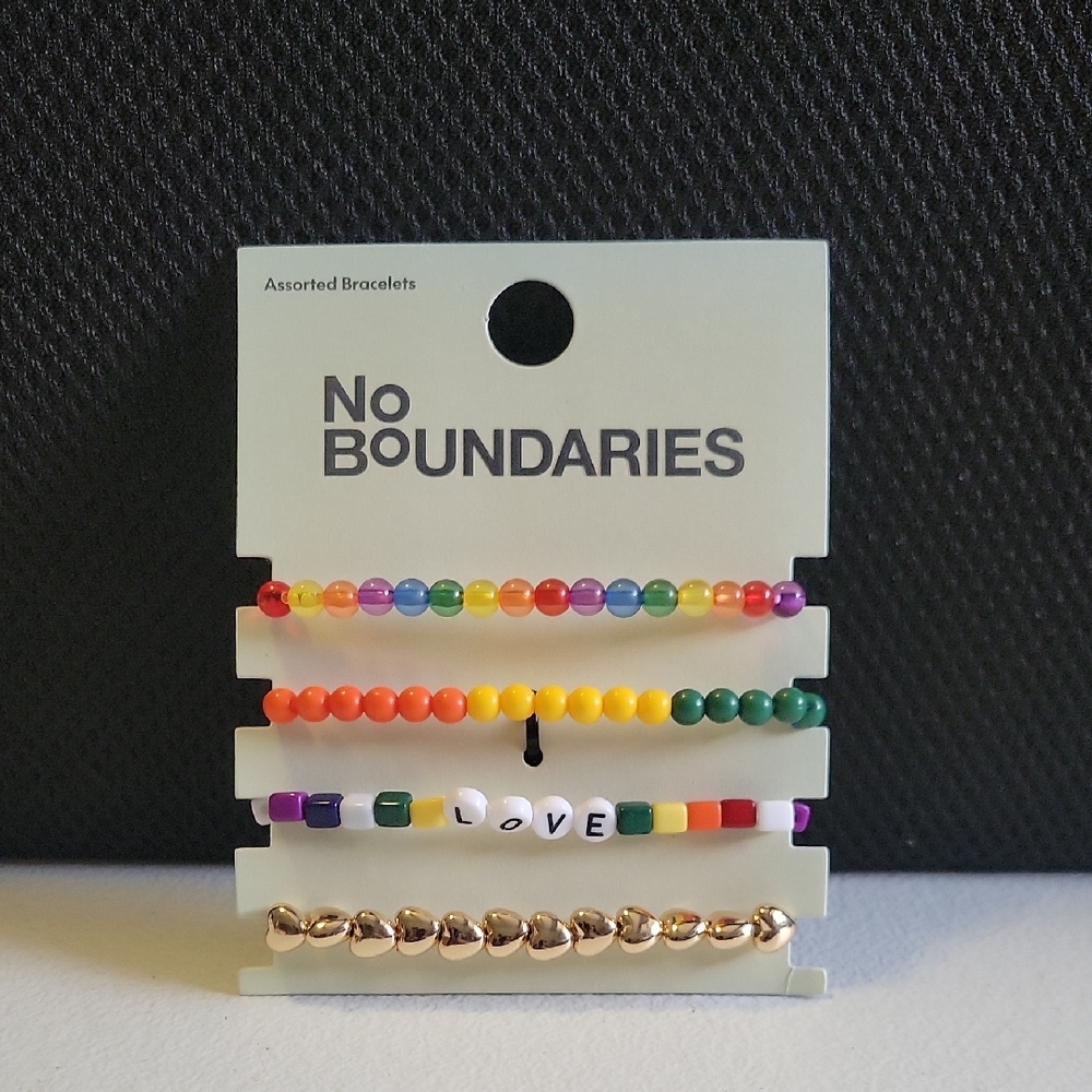No Boundaries Multicolor Beaded  Bracelets Set